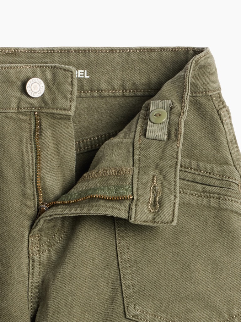 Kids High Rise Barrel Jeans