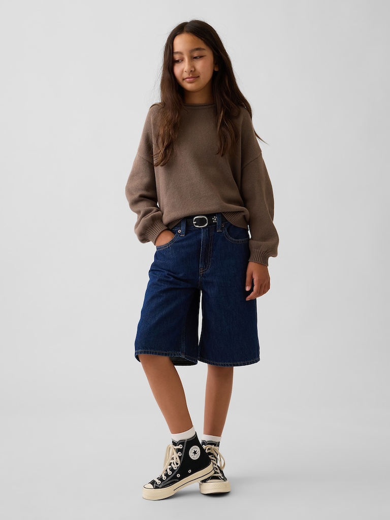 Kids Oversized Rollneck Sweater