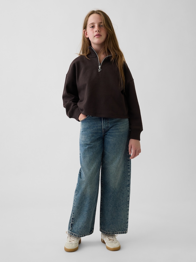 Kids VintageSoft Oversized Quarter-Zip Pullover