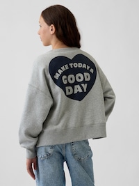 Kids VintageSoft Oversized Split-Hem Sweatshirt