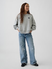 Kids VintageSoft Oversized Split-Hem Sweatshirt