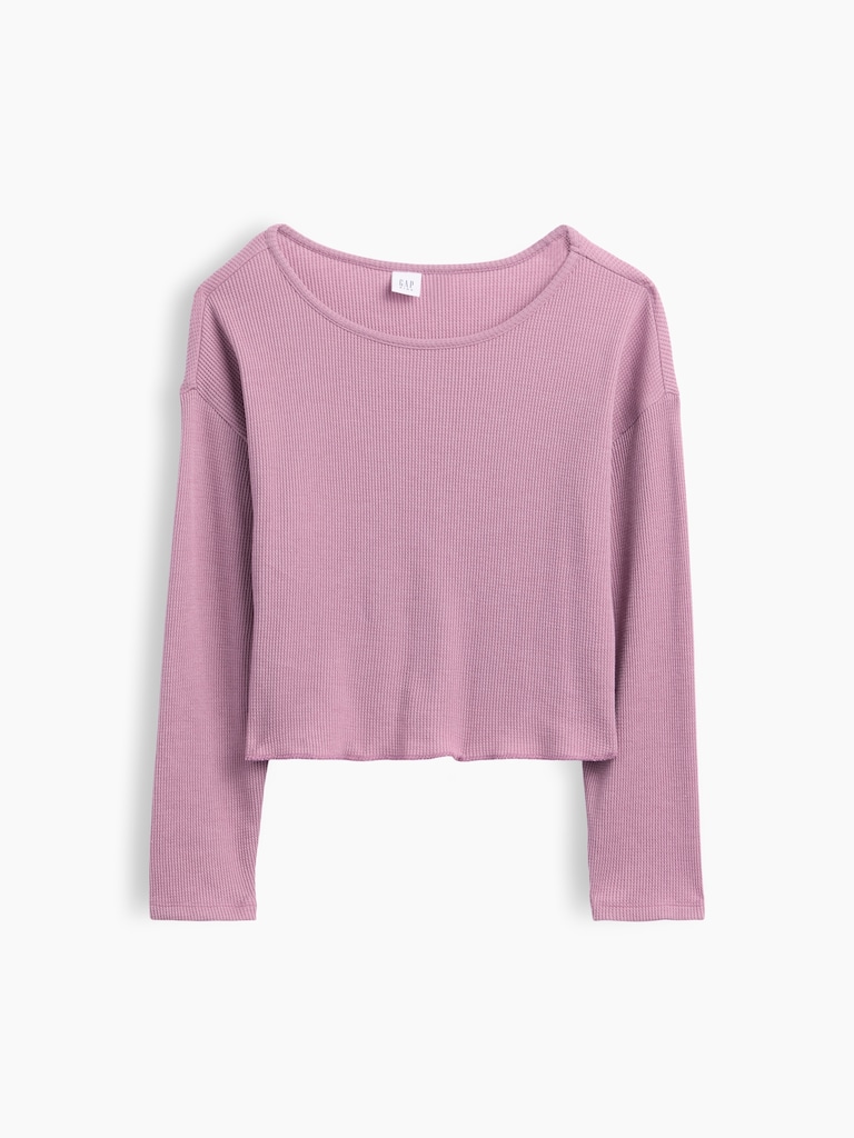 Kids Oversized Waffle T-Shirt