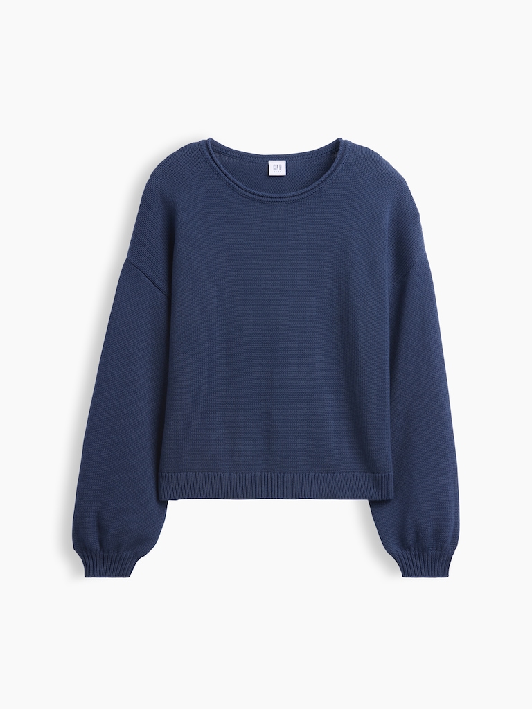 Kids Oversized Rollneck Sweater