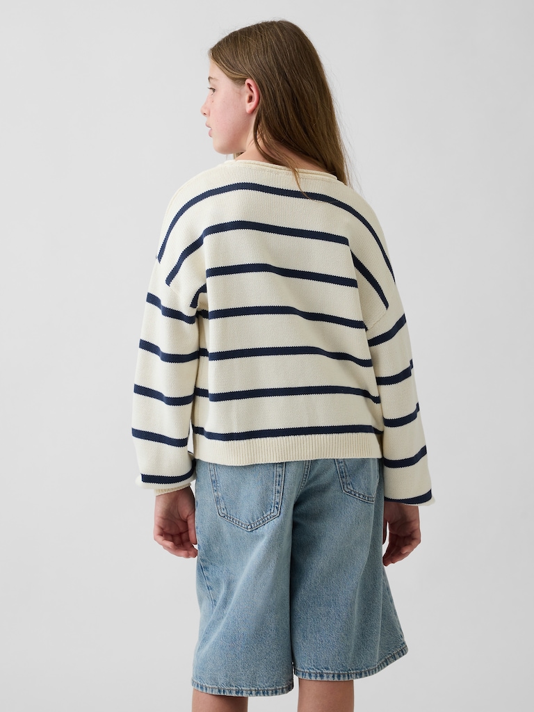 Kids Oversized Rollneck Sweater
