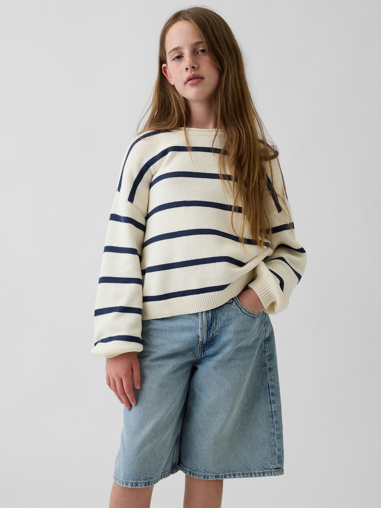 Kids Oversized Rollneck Sweater