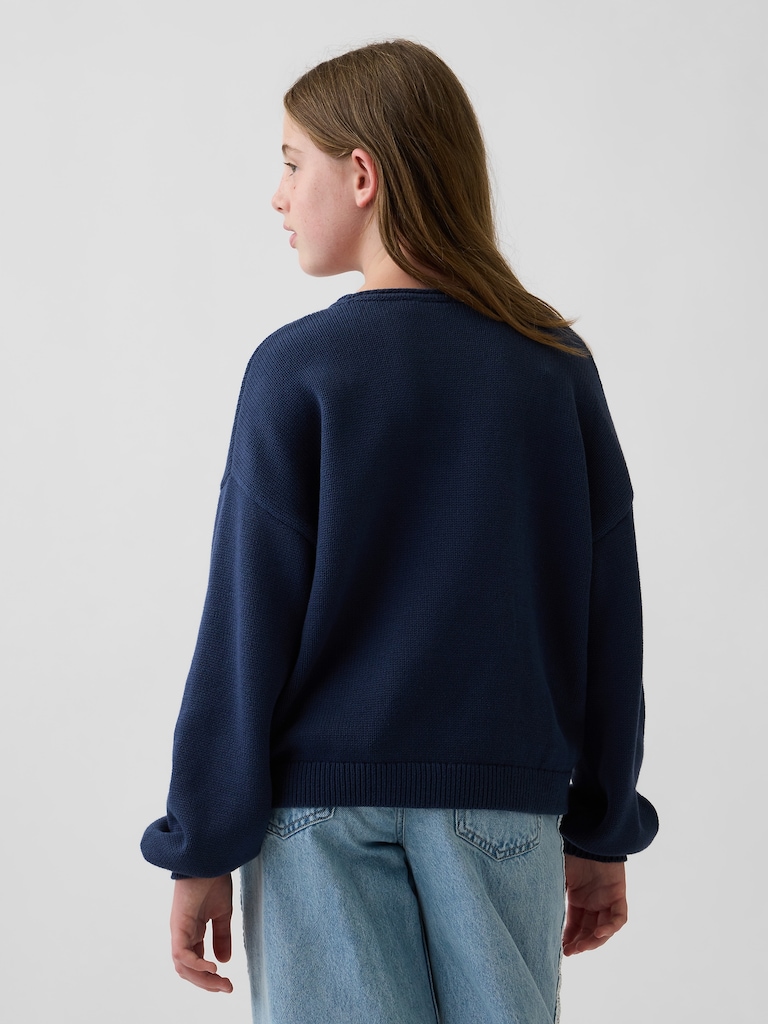 Kids Oversized Rollneck Sweater