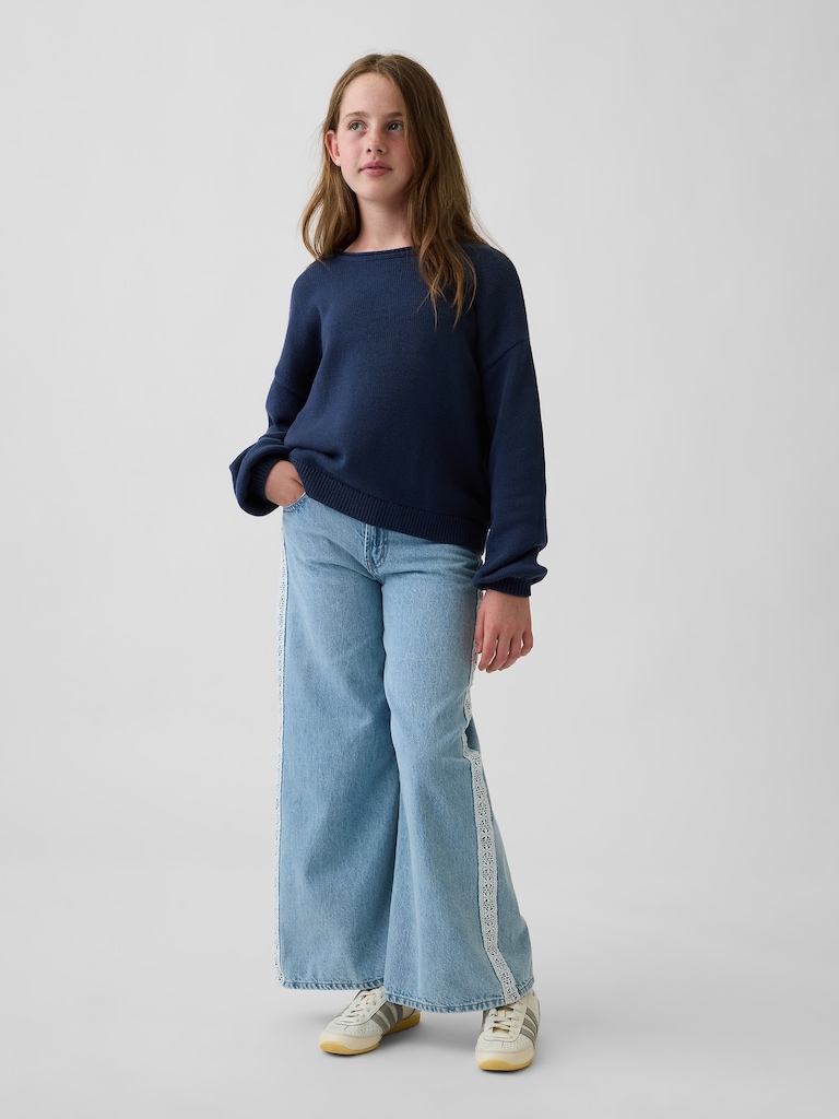 Kids Oversized Rollneck Sweater