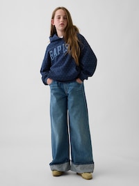 Kids VintageSoft Oversized Logo Hoodie