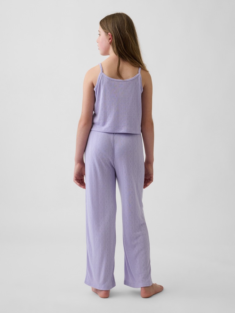 Kids Recycled Pointelle Tank PJ Set