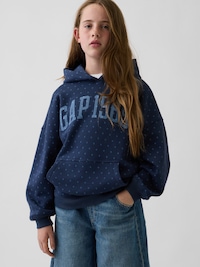Kids VintageSoft Oversized Logo Hoodie