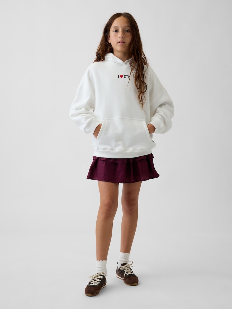 Kids VintageSoft Oversized I Heart NY Hoodie