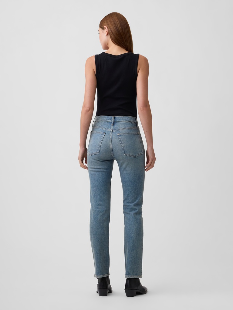 High Rise '90s Slim Straight Jeans