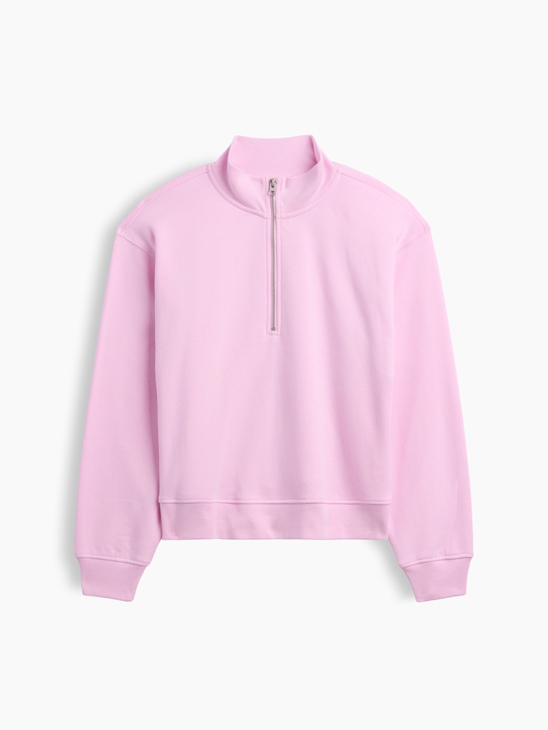 Relaxed Fleece Half-Zip Sweatshirt