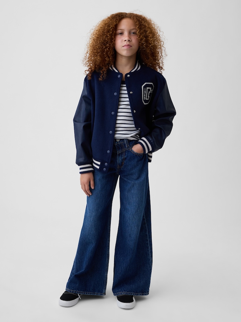 Kids Low Rise Front Yoke Baggy Jeans