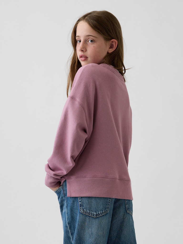 Kids VintageSoft Oversized Split-Hem Sweatshirt