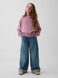 Kids VintageSoft Oversized Split-Hem Sweatshirt
