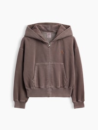 Kids VintageSoft Oversized Logo Zip Hoodie