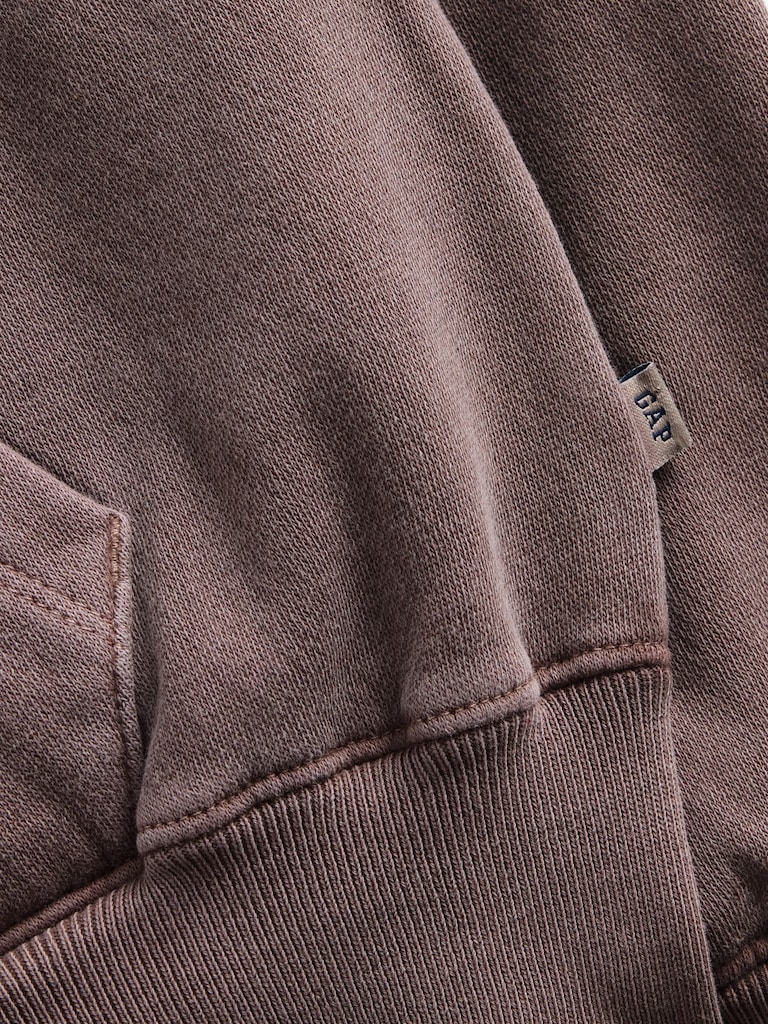 Kids VintageSoft Oversized Logo Zip Hoodie