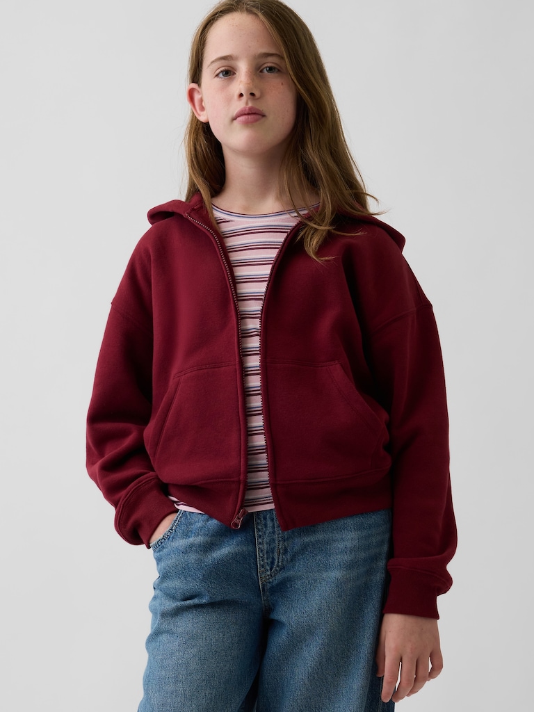 Kids VintageSoft Relaxed Zip Hoodie