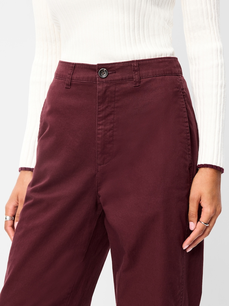 High-Waisted OGC Chino Tapered Straight Pants
