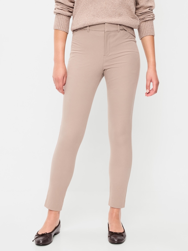 High-Waisted Pixie Skinny Ankle Pants