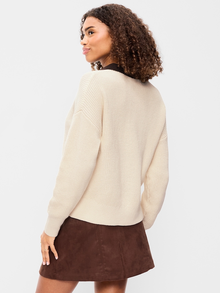 Shaker Polo Sweater