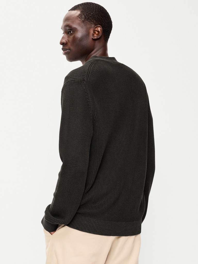 Washed Cardigan Sweater