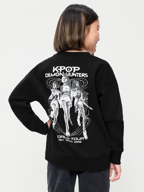 KPop Demon Hunters™ Oversized Graphic Tunic Sweatshirt for Girls