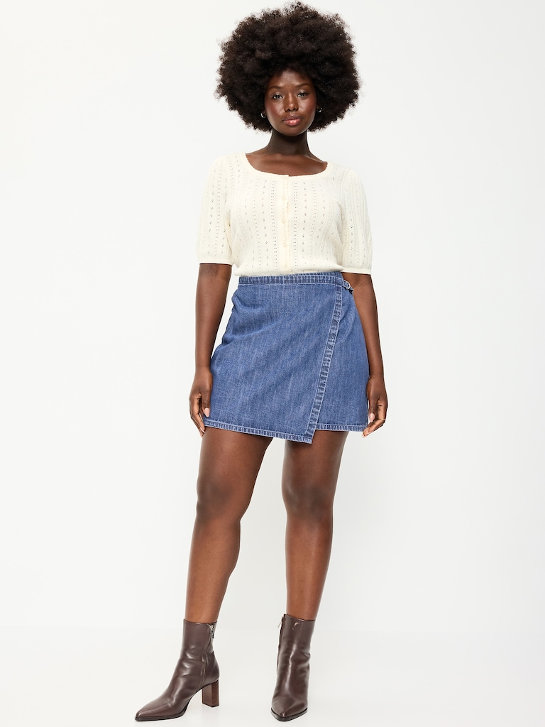 Mini Wrap Skirt