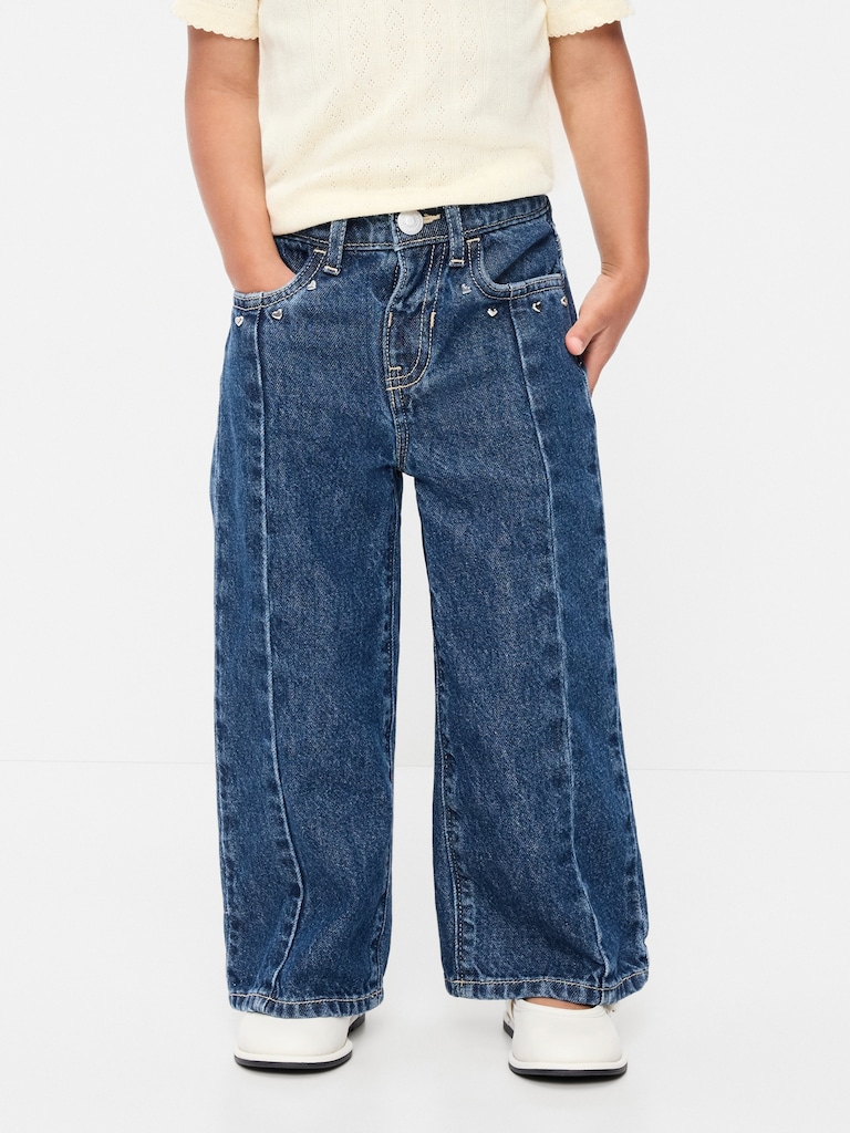 Super Baggy Wide-Leg Jeans for Toddler Girls