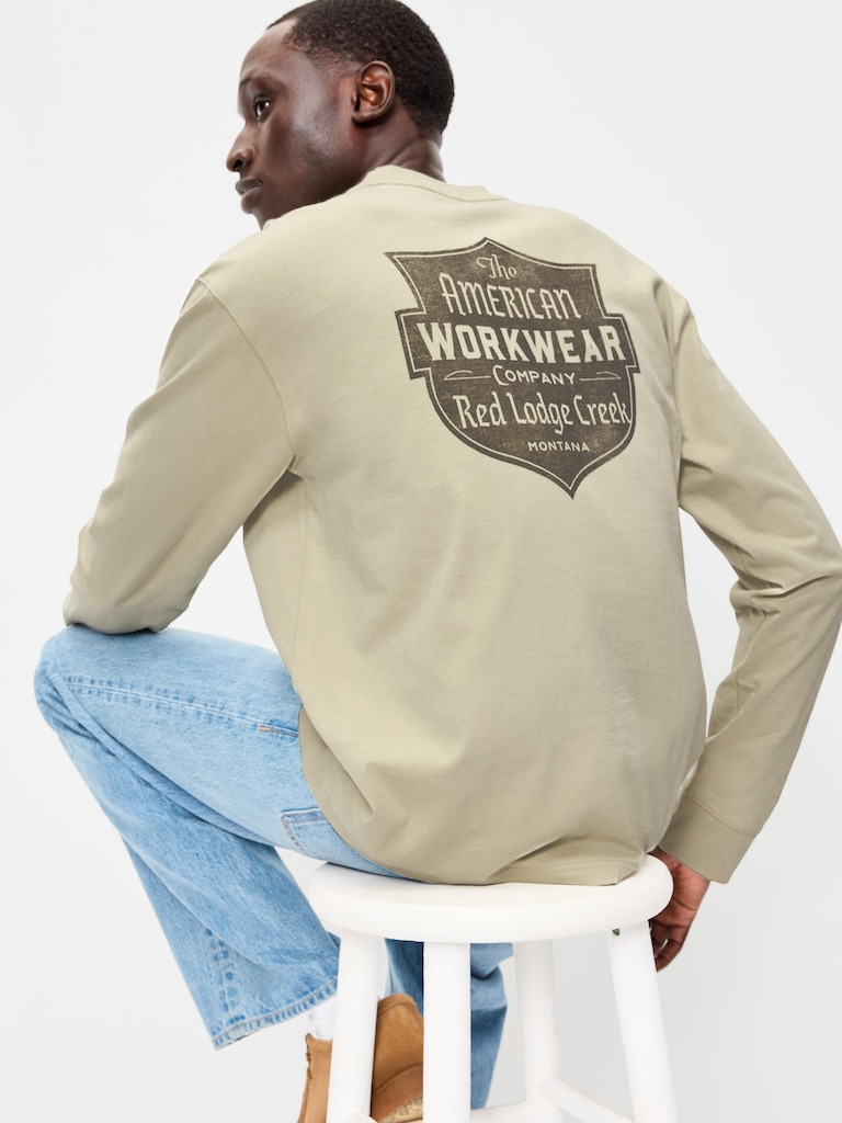 Long-Sleeve Heavyweight Graphic T-Shirt
