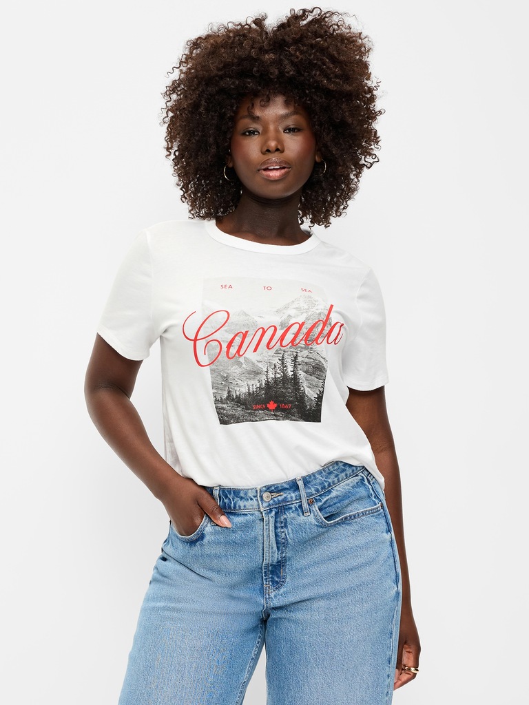 EveryWear Crew-Neck Graphic T-Shirt