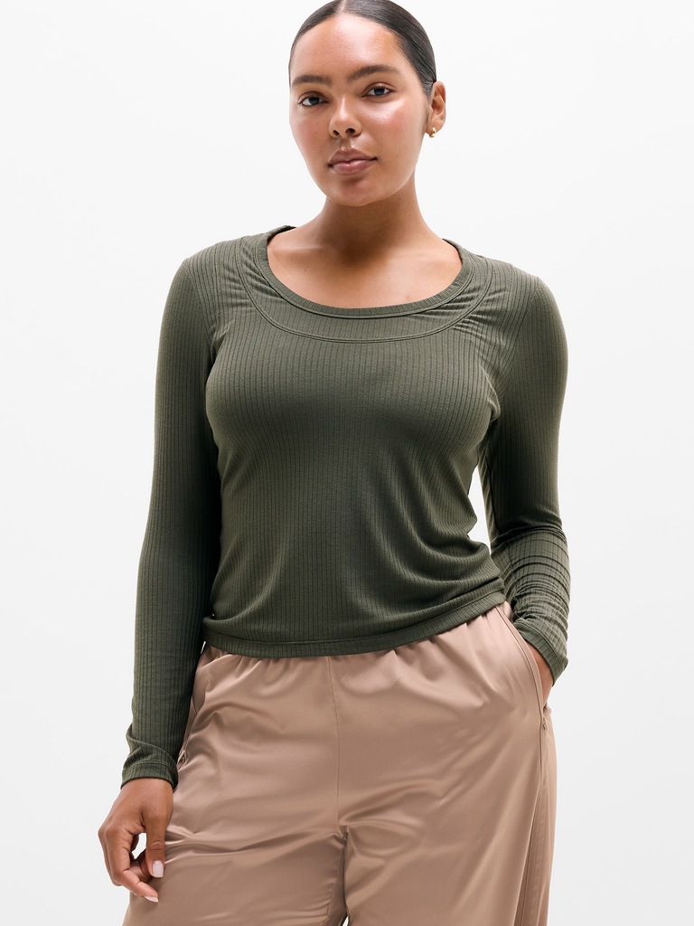 Perfect Rib Layered Top