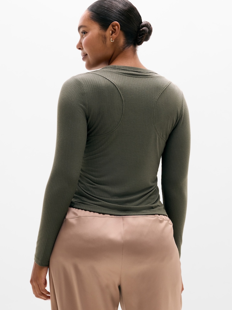 Perfect Rib Layered Top