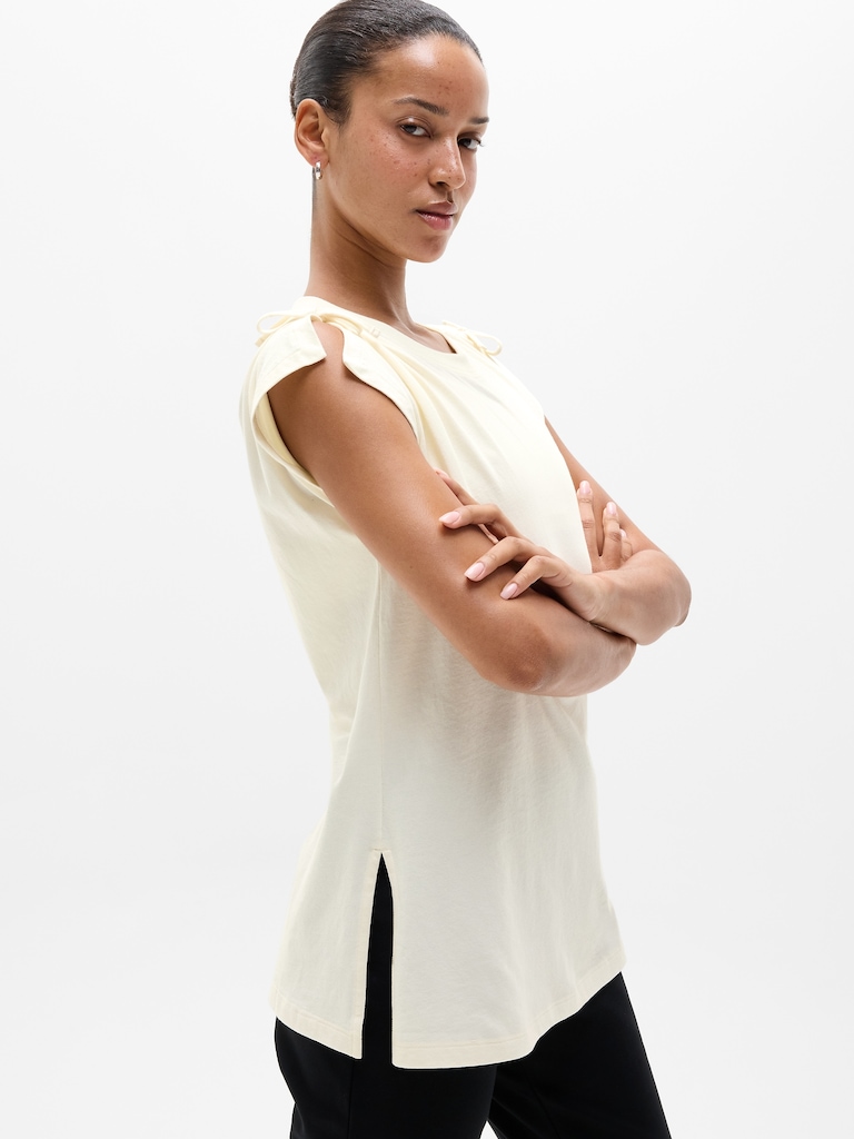 Favorite Cotton Cinched Tee