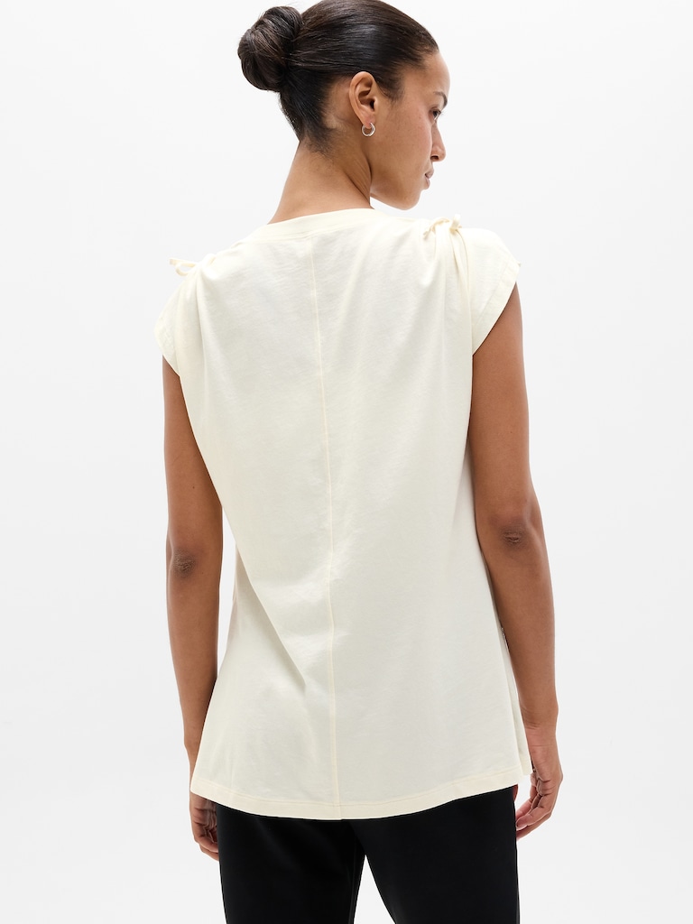 Favorite Cotton Cinched Tee