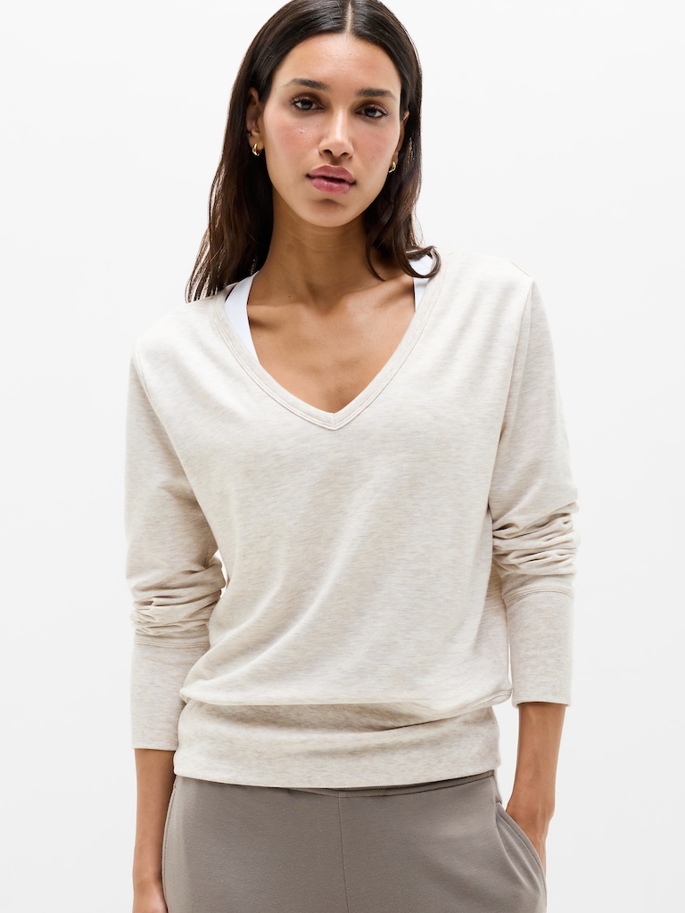 Coaster Luxe V-Neck Sweatshirt