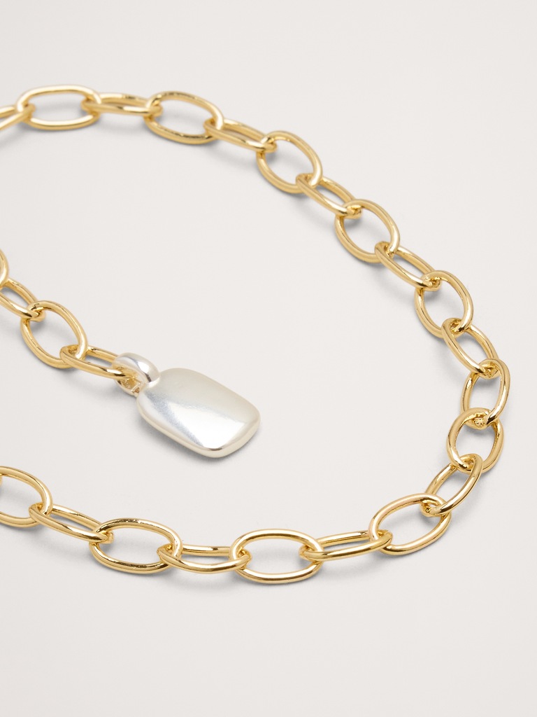 Two-Tone Link Bracelet