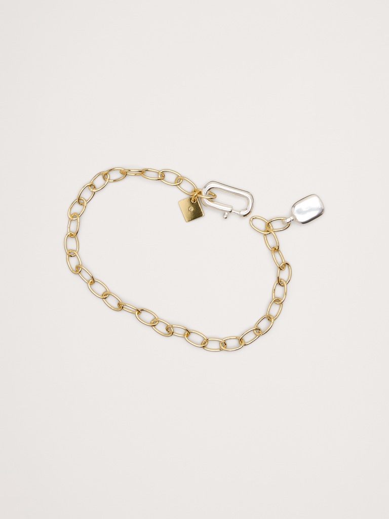 Two-Tone Link Bracelet