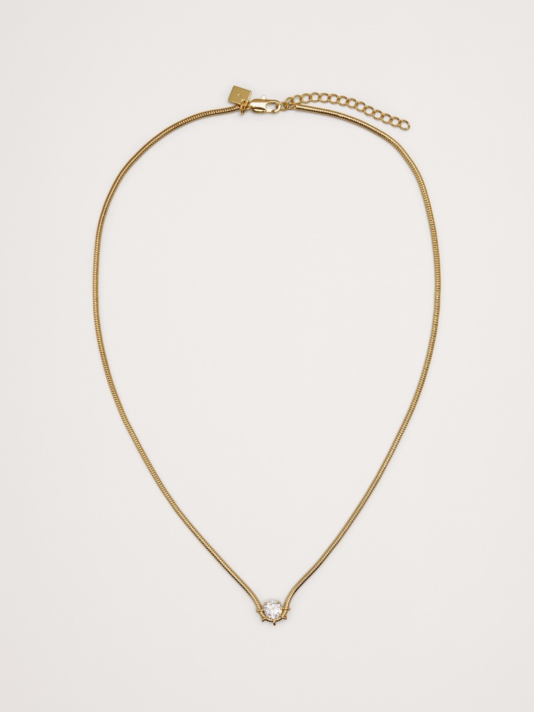 Gem Droplet Necklace