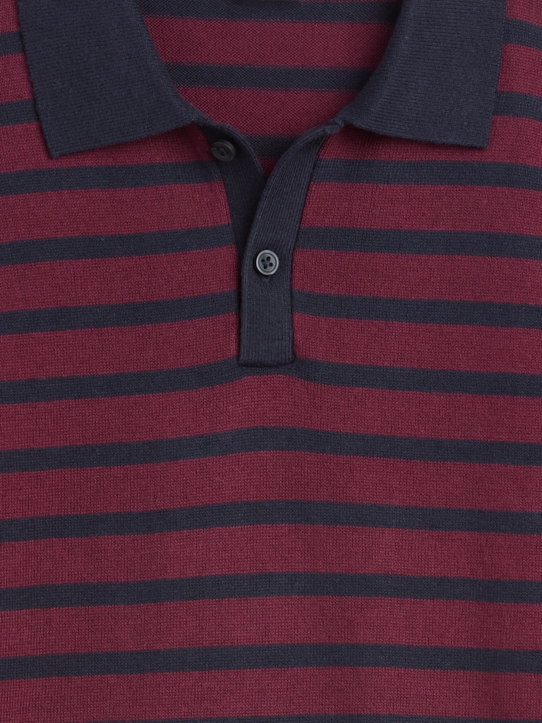 Kids Relaxed Sweater Polo Shirt