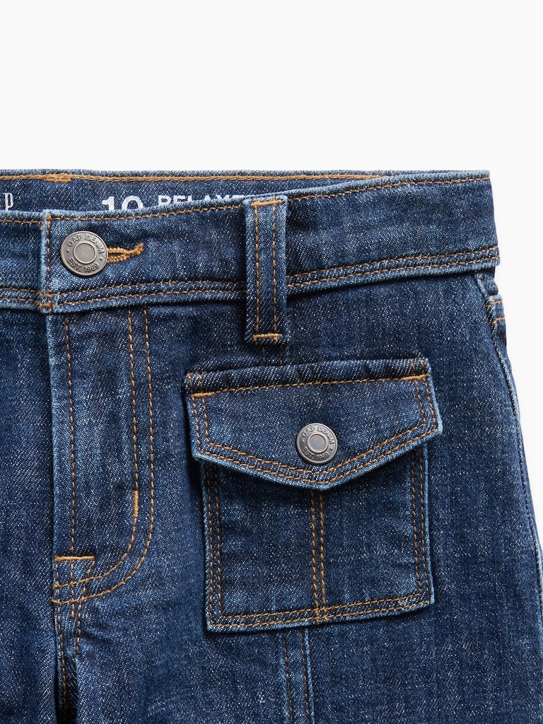 Kids Low Rise Relaxed Flare Jeans