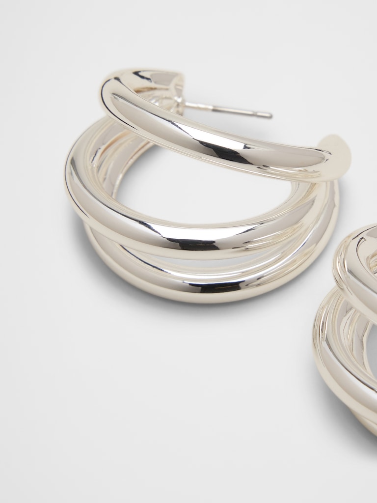 Triple Hoop Earrings