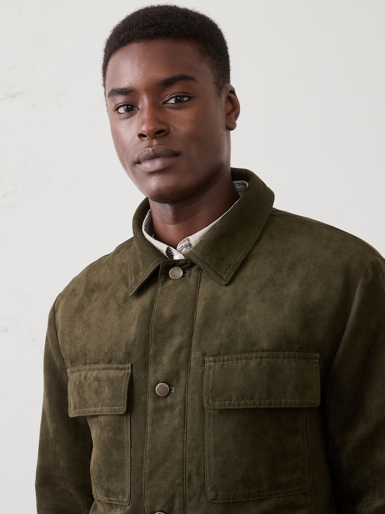 Vegan Suede Jacket