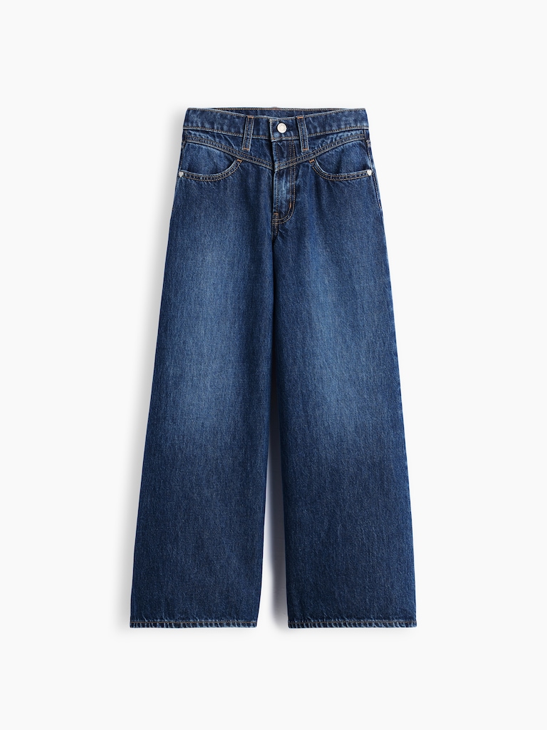 Kids Low Rise Front Yoke Baggy Jeans