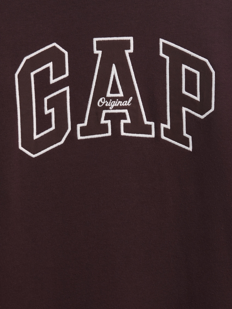 VintageSoft Oversized Mockneck Logo Sweatshirt