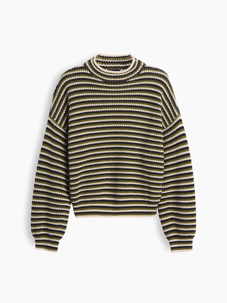 100% Cotton Oversized Rollneck Sweater