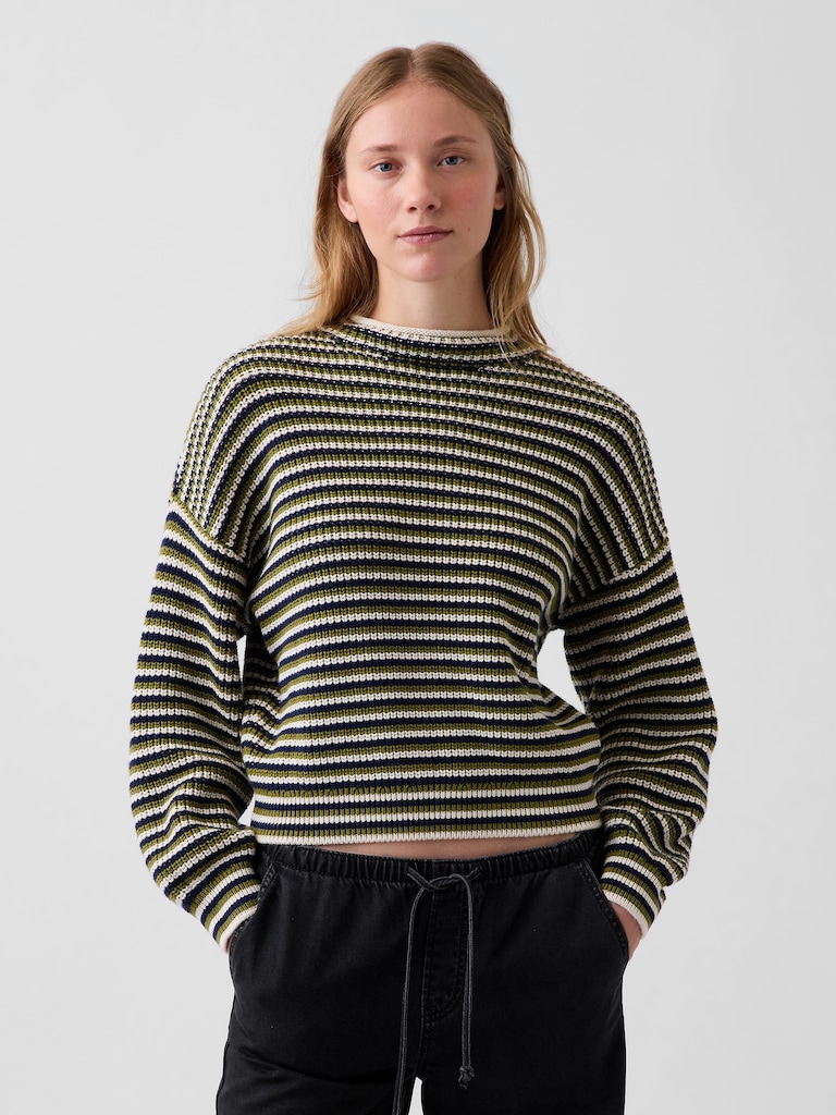 100% Cotton Oversized Rollneck Sweater