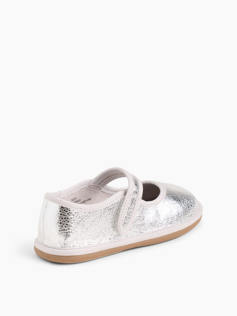Toddler Metallic Mary Jane Flats