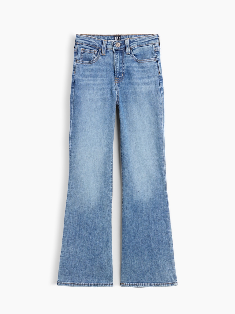 Kids High Rise '70s Flare Jeans